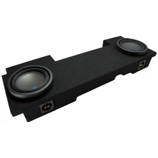Fits 02-13 Chevy Silverado HD Crew Truck Alpine S-W10D2 Type S Dual 10" Sub Box