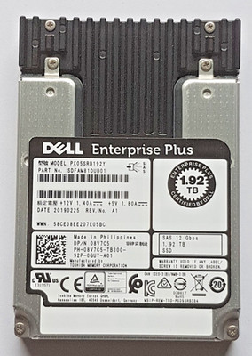 1.92 TB SAS Dell Enterprise Plus PX05SRB192Y 2D-NAND MLC SSD SFF 2.5'' Festplatte