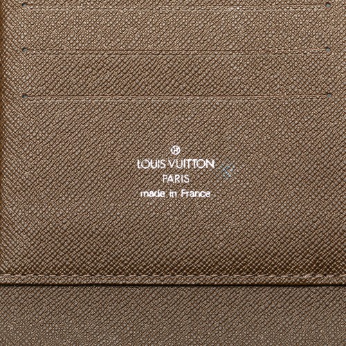 LOUIS VUITTON Taiga Organizer Atoll Zip Around Purse M30658 mens 【Used】 - Picture 8 of 10