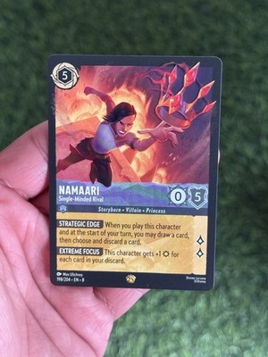 Namaari - Single-Minded Rival 198/204 Reign of Jafar Regular NM 2025 Lorcana