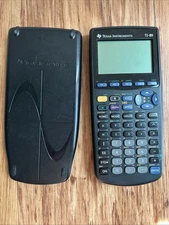 Texas Instruments TI-89 Graphing Advanced Calculator+Cover, Tested,Works w/Batt.