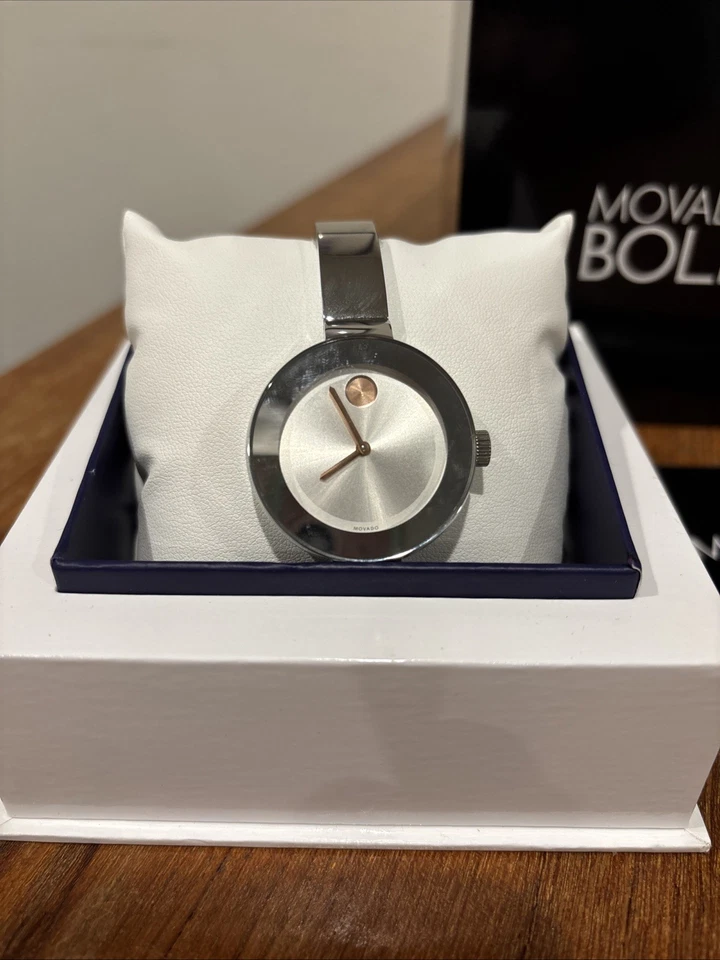 Movado Women's Bold Silver Dial Stainless Steel Watch - 3600194 ($495 MSRP) - image 2 of 4