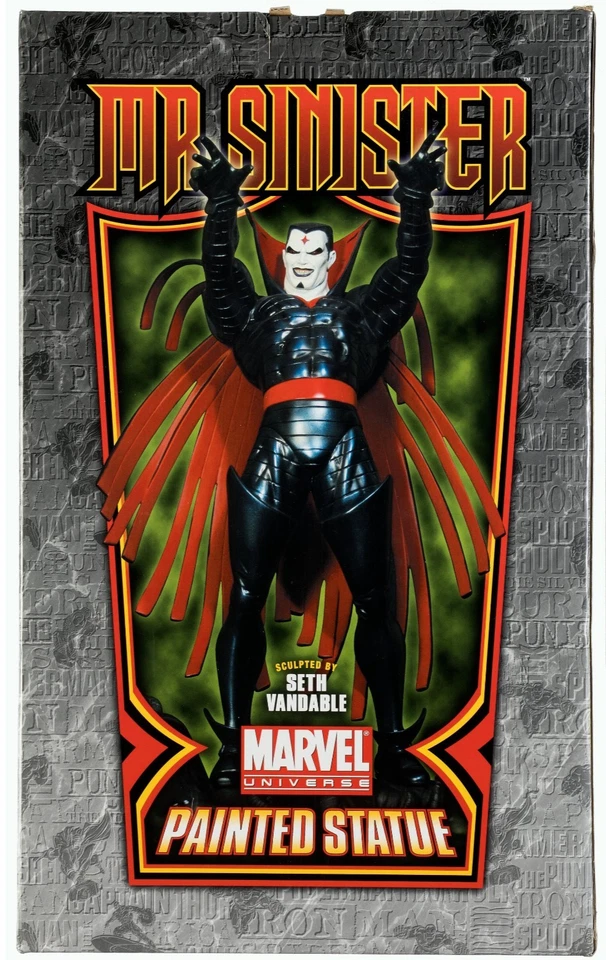 NUEVO/SELLADO Bowen Designs Mr. Sinister Edición Limitada Estatua Pintada #166/900 Busto Foto 2 de 4