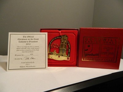 Goodwill Easter Seals 2012 Christmas Ornament  USA Moulton Tower 