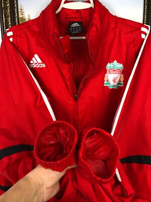 【USED】 LIVERPOOL jacket adidas 90s Vintage Adidas Liverpool Football Jacket Soccer Black Track