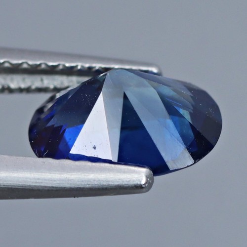 1,99 kt natürlicher blauer Saphir Ovalschliff sanft hitze lose Edelstein - Bild 3 von 3