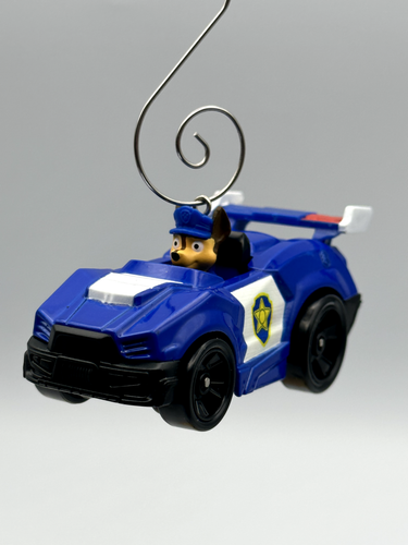 CUSTOM PAW PATROL CHASE CHRISTMAS ORNAMENT ADORNO, VERSION B - Picture 2 of 9
