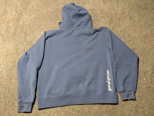 Vintage Element Hoodie Mens Small Blue Skate Sweater Y2K Sweatshirt Skater - Picture 5 of 10