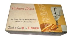 12 Vintage Singer Stitch Pattern Fashion Discs Top Hat Cams Part 21976