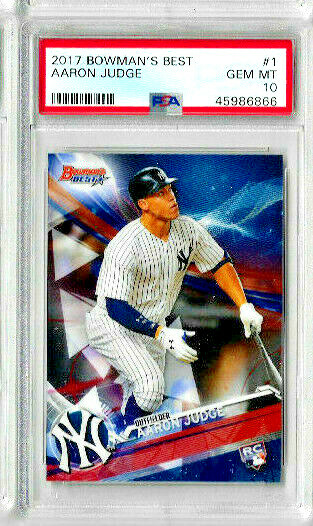 MLB 2017 Bowman`s Best ベニンテンディ RCオート99シリ 2017 Bowman's Best Aaron Judge PSA 10 | eBay