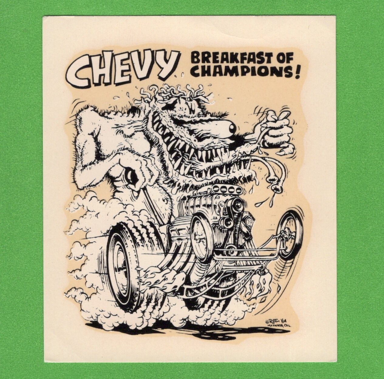 VINTAGE ORIGINAL 1964 ED ROTH 