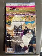 Spin Off Handspinning Magazine Full Year 1999 4 Issues Chiapas Hand Carding Silk