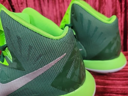 New Nike Mens 5.5 Lunarlon Hyper Quickness Lime Green High Top Basketball Shoes - Picture 17 of 17