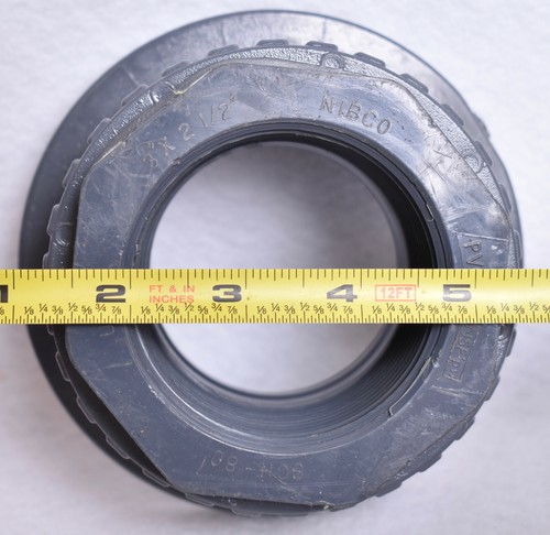 Nibco PVC-1 Pipe Union 3" x 2-1/2" SCH-80 - Picture 5 of 8