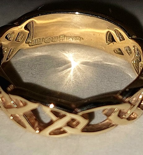 Celtic Woven Band made in 10 Karat Yellow Gold - Picture 7 of 12