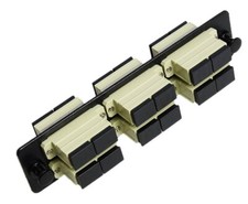 LGX Fiber Cable SC Adapter Patch Panel 6 Ports w/6 SC Duplex Multimode Adapters