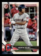 2018 Bowman #BP88 Quentin Holmes Cleveland Indians