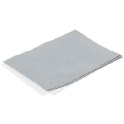 Maxi-Bibs Patient Bibs, 13'' x 18'', Gray, 500/Case