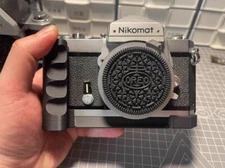 3D Printed Oreo Body & Rear Lens Cap for Nikon F Mount