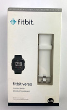 NEW Fitbit Versa Classic Band WHITE L/G Factory Sealed FB166ABWTL - LARGE