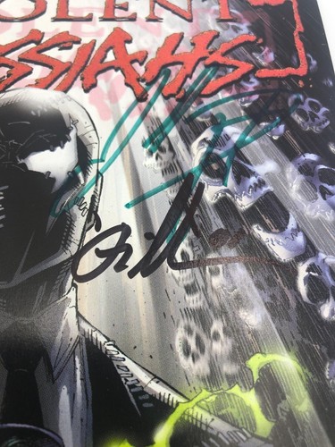 Violent Messiahs 2000 ISSUE #1 Image TRIPLE AUTOGRAPHED SIGNED Comic Book - Picture 2 of 4