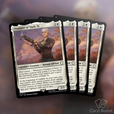 MTG Magic x4 Overseer of Vault 76 0019 Universes Beyond: Fallout PIP Playset
