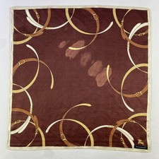 Vintage Burberry Handkerchief Neckerchief Bandana Pocket Square