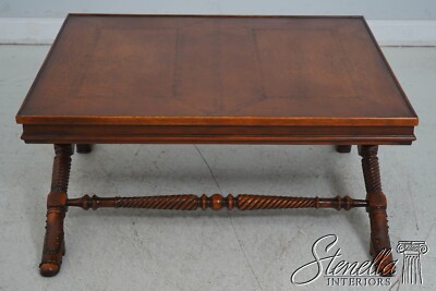 Theodore Alexander セオドア・アレキサンダー Leather Top Shoe Foot Coffee Table L64739EC: THEODORE ALEXANDER Leather Top Shoe Foot Coffee Table | eBay