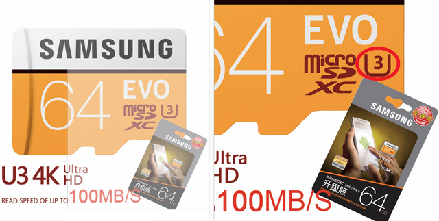 Samsung Evo Plus U1 Vs U3
