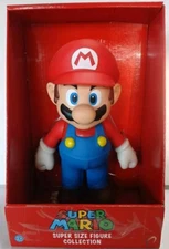 Super Mario 9 Inch Vinyl Super-Size Figure Mario Bros. Brand Series 1 Sealed New
