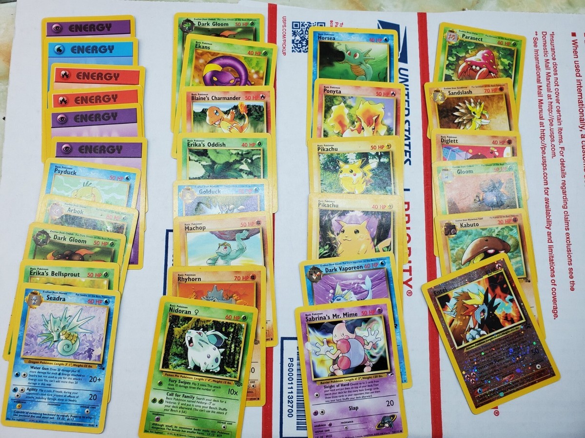 Distinction Ⅰ〜Ⅲ、vocavularist、 2000 1999-2000 Pokemon Card Lot 30+ Cards~ Vintage ~ L@@K! READ