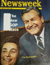 The Rockefellers  NEWSWEEK May 13 1968 The Rockefellers New GOP Race - A 28