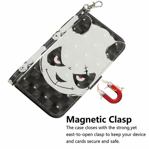 3D Cat Panda Dog Flower Wallet Phone Case For Samsung S8 S9 S10 S20 S21 S22 S23 - 第 8/49 張圖片