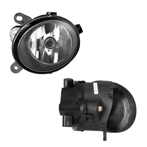 Pair LED Amber Front Fog Lamps w/White Running Light For Audi A6 C6 2005-2008 - Picture 4 of 6