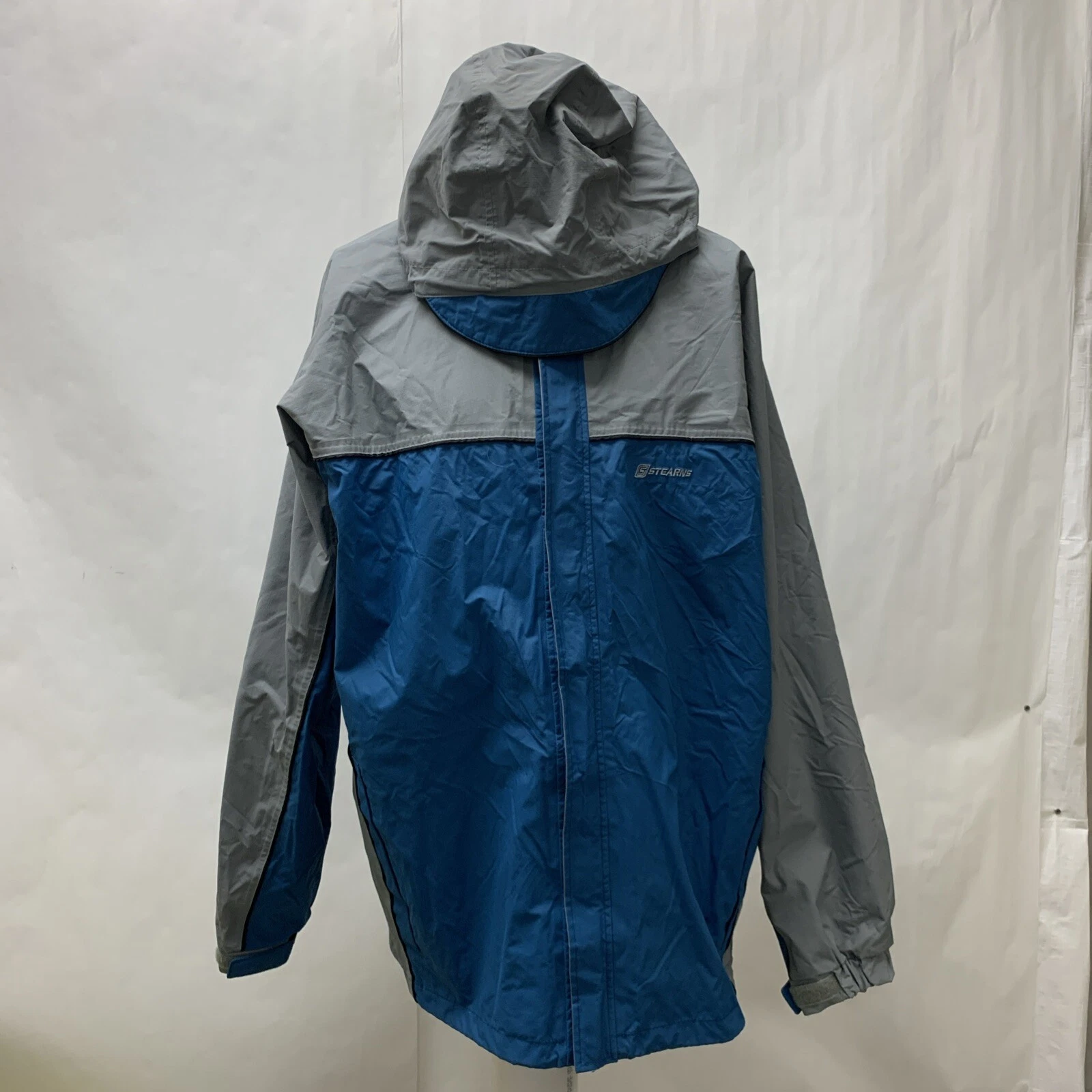 Stearns Dry Wear Mens XL Windbreaker Rain Jacket Vintage Hooded Zip