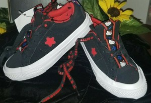 converse hello kitty black