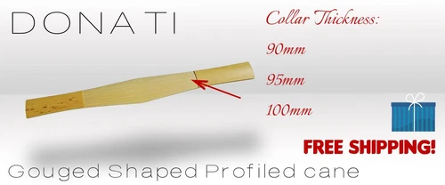 DONATI 5 pieces Bassoon Cane GOUGED SHAPED PROFILED PREMIUM QUALITY