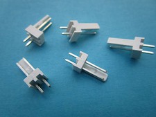 500 pcs 2510 Pitch 2.54mm 2 Pin Male Plug Connector Straight-pin