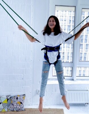 Premium Bungee for Fitness Experience. Happy Bouncing Babies