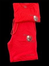 Men  s 2-piece Short Set Crew neck with Matching Cargo Shorts