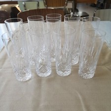 Baccarat Or Saint Louis Set Of 12 Cut Crystal Digestif Glasses