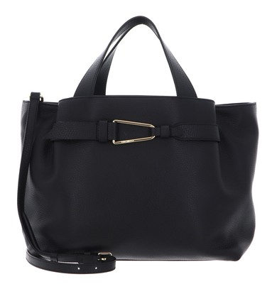 COCCINELLE Malory Handbag Grained Leather Schultertasche Tasche Noir