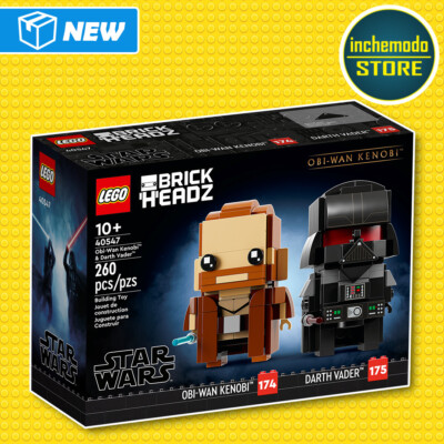 LEGO BRICKHEADZ 40547 Obi Wan Kenobi Darth Vadet NEU MISB CREATOR STAR WARS *A