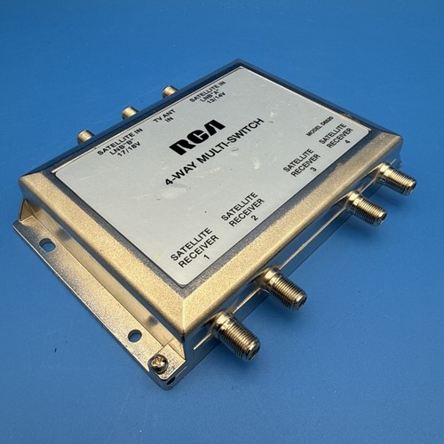 Cinch 4-Wege Multischalter 3 Eingänge LNB D6520 Anzahl Ausgänge 4