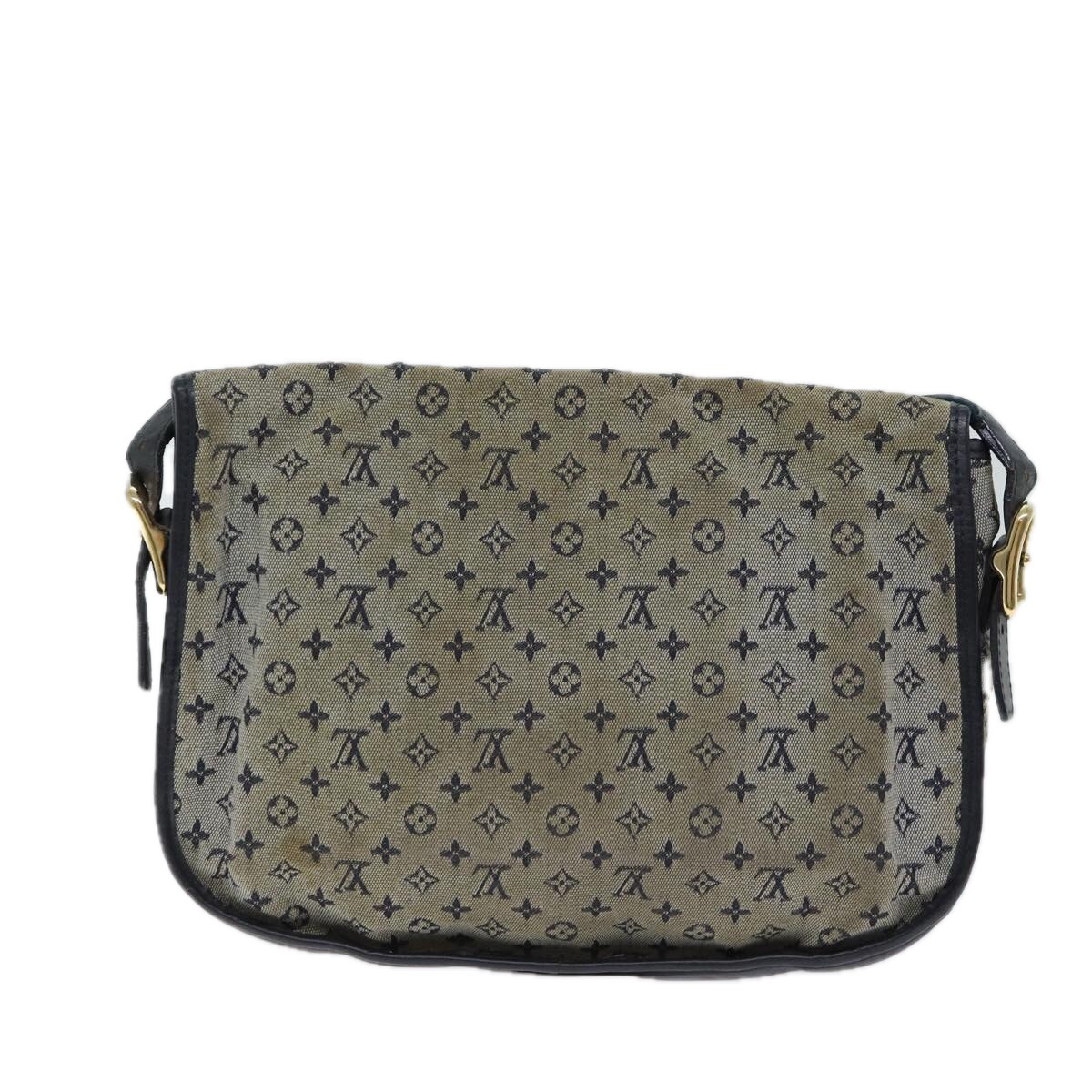 LOUIS VUITTON Monogram Mini Belanger Shoulder Bag Blue M92670 LV 