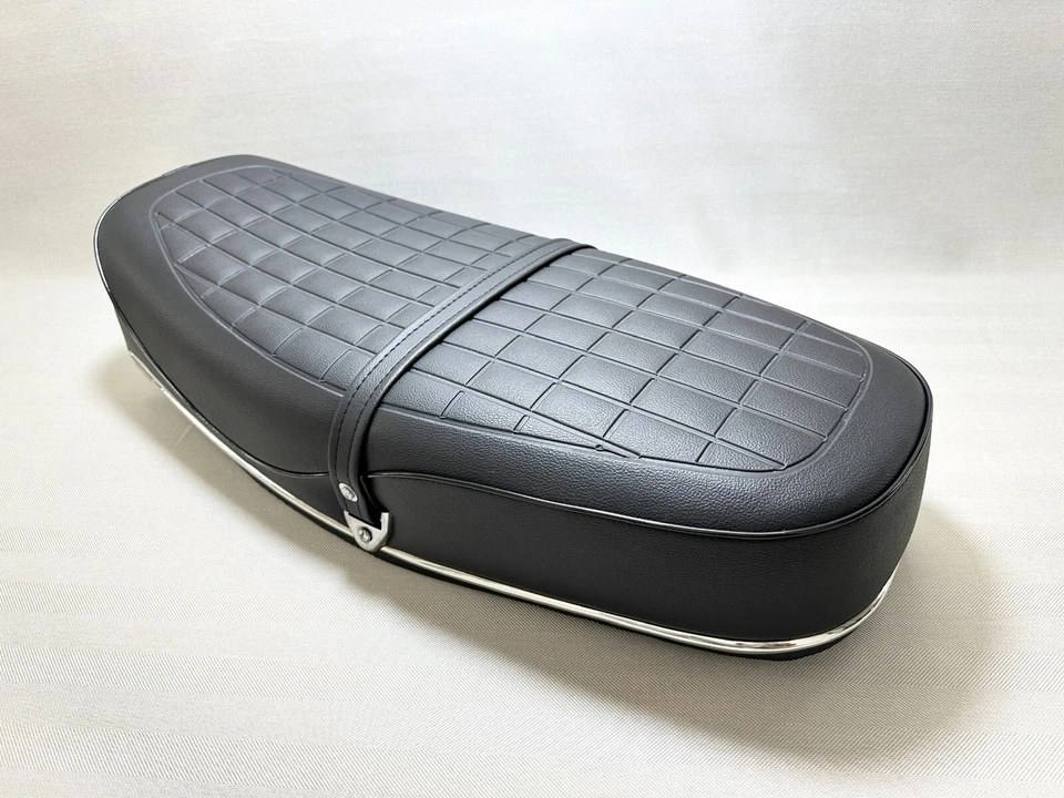 Sillín de asiento Honda CB500 Four K1-K2 CB500K 1972-1973 CB550K 1974-1976 negro Foto 3 de 4