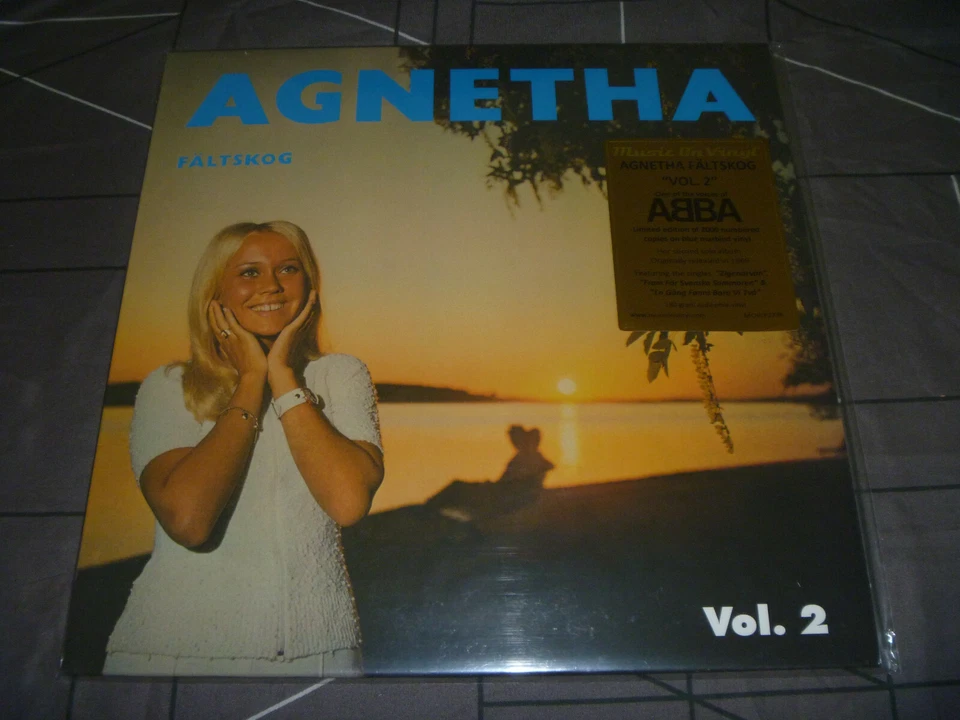 Agnetha Fältskog Agnetha Fältskog Vol. 2 ABBA Blue marble vinyl 12" rare Ltd Ed - Image 2 of 4