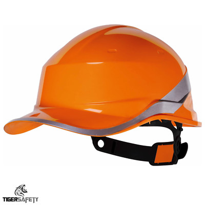 Delta Plus Orange Baseball Diamond V Hard Hat Helmets Bump Cap Construction PPE