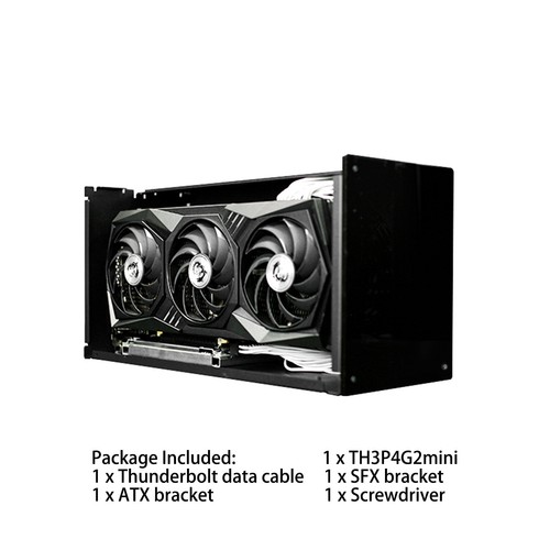 TH3P4G2mini Graphics Card ATX / SFX Bracket Compatible Thunderbolt 3 4 Ports RA - Afbeelding 9 van 12