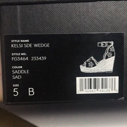 🐼💦 Coach FG3464 🐼💦 Size 5 🐼 Brown Kelsi Suede Wedge Shoes 🐼 SR - Picture 9 of 9